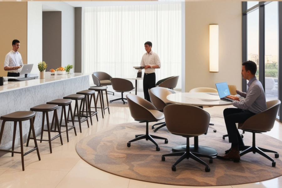 Spazi multifunzionali in hotel: come trasformare gli ambienti dalla colazione al coworking